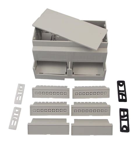 plastic din rail enclosures